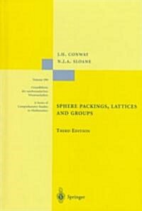 Sphere Packings, Lattices and Groups (Hardcover, 3, 1999)