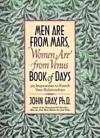 Men Are from Mars Women Are from Venus Book of Days (Hardcover, 1st)
