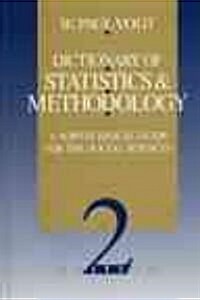 [중고] Dictionary of Statistics & Methodology (Paperback)
