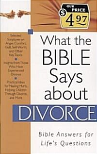What the Bible Says About Divorce (Paperback)