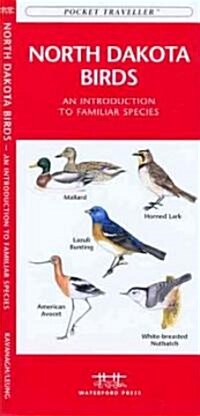 North Dakota Birds: A Folding Pocket Guide to Familiar Species (Paperback)