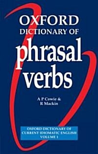 [중고] Oxford Dictionary of Phrasal Verbs: Paperback (Paperback)
