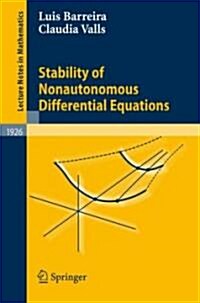Stability of Nonautonomous Differential Equations (Paperback, 2008)