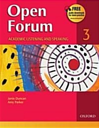 [중고] Open Forum 3 (Student, Paperback) (Paperback)