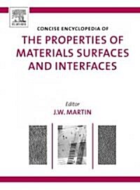 The Concise Encyclopedia of the Properties of Materials Surfaces and Interfaces (Hardcover)