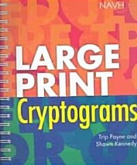 Large Print Cryptograms (Paperback)