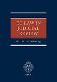 EC Law in Judicial Review (Hardcover)