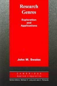 Research genres : explorations and applications