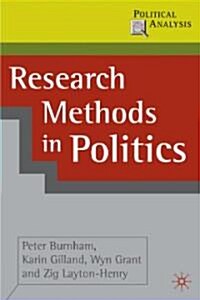 Research Methods in Politics (Paperback)