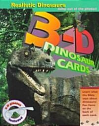 3-D Dinosaur Cards (Hardcover, BOX)
