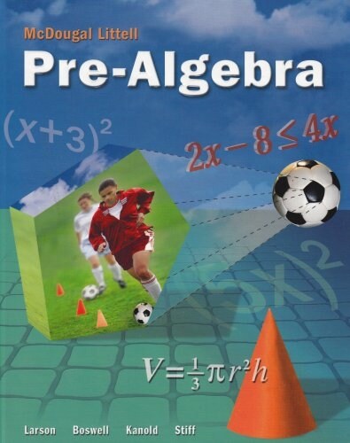 [중고] McDougal Littell Pre-Algebra: Student Edition 2005 (Hardcover)