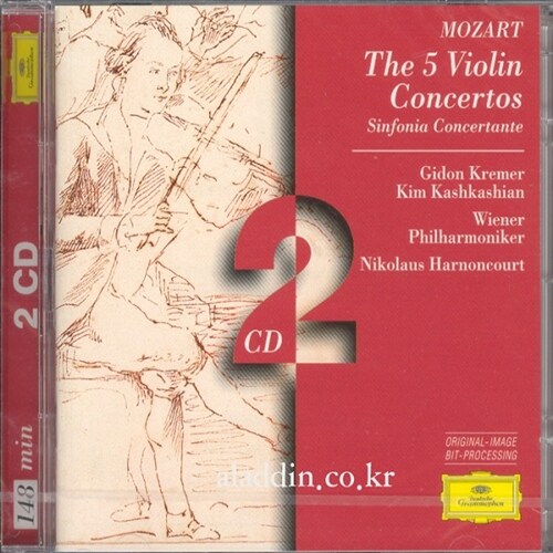 모차르트 : 바이올린 협주곡 1-5번 & 신포니아 콘체르탄테 K.364