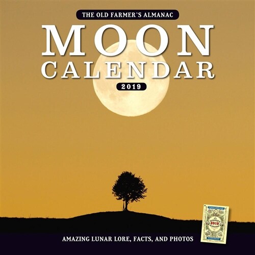 The Old Farmers Almanac 2019 Moon Calendar (Wall)