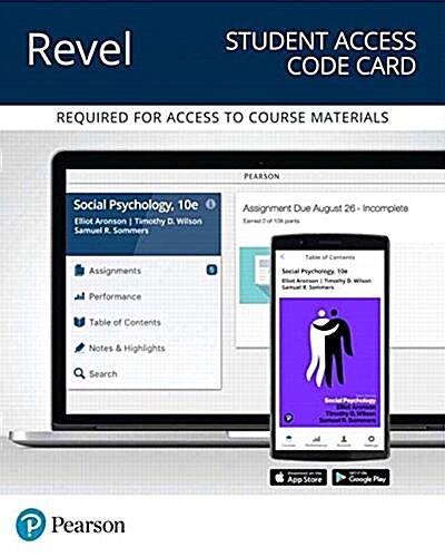Revel for Social Psychology -- Access Card (Hardcover, 10)