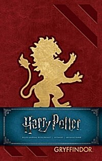 Harry Potter: Gryffindor Hardcover Ruled Journal (Hardcover)