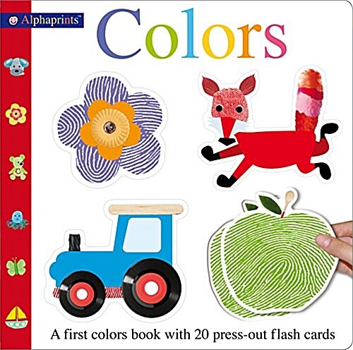 Alphaprints Colors Flash Card Book: A First Colors Book with 20 Press-Out Flash Cards (Board Books)