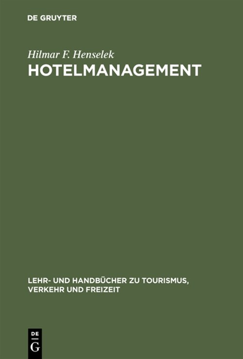 Hotelmanagement (Hardcover, Reprint 2017)