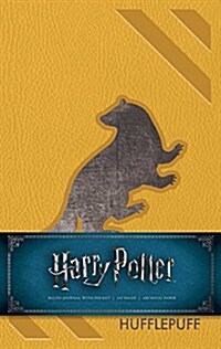 Harry Potter: Hufflepuff Hardcover Ruled Journal (Hardcover)