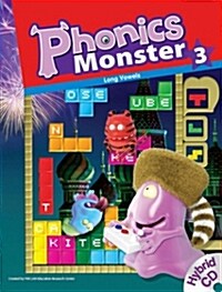 [중고] Phonics Monster 3: Student Book (Paperback 1권 + Hybrid CD 2장 + Reader 1권) (Paperback + Hybrid CD 2장 + Phonics Readers)