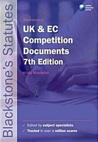 Blackstones UK and EU Competition Documents (Paperback, 7 Rev ed)