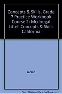 McDougal Littell Concepts & Skills California: Practice Workbook - Spanish Edition (Student) Course 2 (Paperback)
