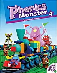 Phonics Monster 4 : Student Book (Paperback + Hybrid CD 2장 +  + Phonics Readers)