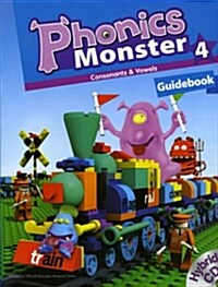 Phonics Monster 4 : Teachers Guidebook ( Paperback + Hybrid CD 2장 + Phonics Readers)