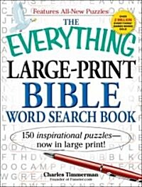 The Everything Large-Print Bible Word Search Book (Paperback, Large Print, Reprint)