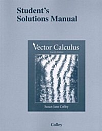 Student Solutions Manual for Vector Calculus (Paperback, 4)