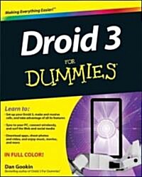 Droid 3 for Dummies (Paperback)