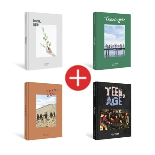 [중고] [세트] 세븐틴 - 정규 2집 ‘TEEN, AGE‘ [White+Green+Orange+RS 4종 세트]