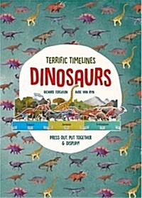 Terrific Timelines: Dinosaurs : Press out, put together and display! (Paperback)