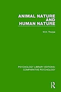 Animal Nature and Human Nature (Hardcover)
