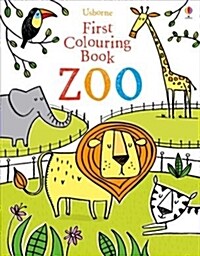 First Colouring Book Zoo (Paperback)