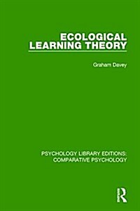 Ecological Learning Theory (Hardcover)