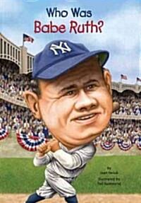 [중고] Who Was Babe Ruth? (Paperback)