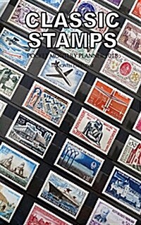 Classic Stamps Pocket Monthly Planner 2018: 16 Month Calendar (Paperback)