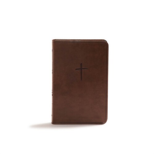 CSB Compact Bible, Value Edition, Brown Leathertouch (Imitation Leather)