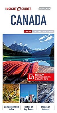 Insight Guides Travel Map Canada (Sheet Map, 4 Revised edition)