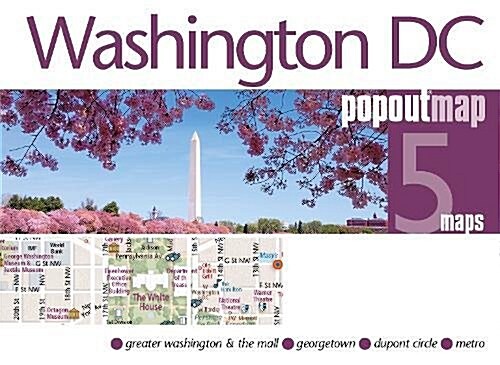 Washington DC PopOut Map (Sheet Map, folded)