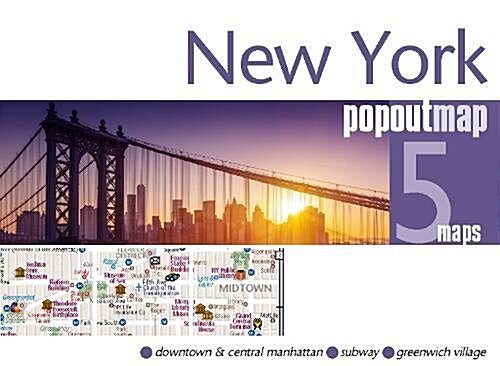 New York PopOut Map (Sheet Map, folded)