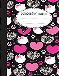 Composition Notebook, 8.5 X 11, 110 Pages: Cat: (School Notebooks) (Paperback)