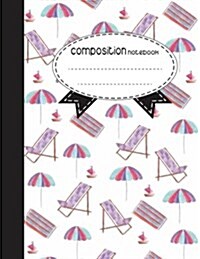 Composition Notebook, 8.5 X 11, 110 Pages: Art Umbrella: (Notebooks) (Paperback)