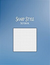 Sharp Style Notebook: 1/4 Octagonal Graph Ruling, 128 Pages (Paperback)