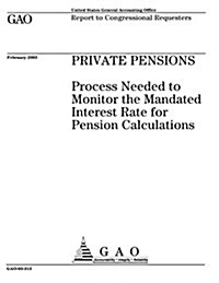 Private Pensions: Process Needed to Monitor the Mandated Interest Rate for Pension Calculations (Paperback)