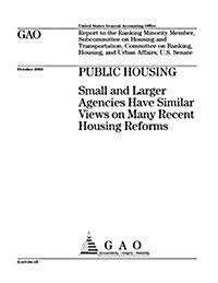 Public Housing: Small and Larger Agencies Have Similar Views on Many Recent Housing Reforms (Paperback)