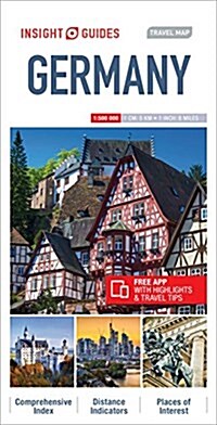 Insight Guides Travel Map Germany (Sheet Map, 5 Revised edition)