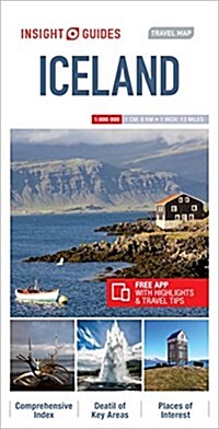 Insight Guides Travel Map Iceland (Sheet Map)