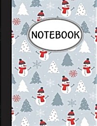 Notebook: Journal Dot-Grid, Graph, Lined, Blank No Lined: Snowman: Pocket Notebook Journal Diary, 110 pages, 8.5 x 11 (Blank N (Paperback)