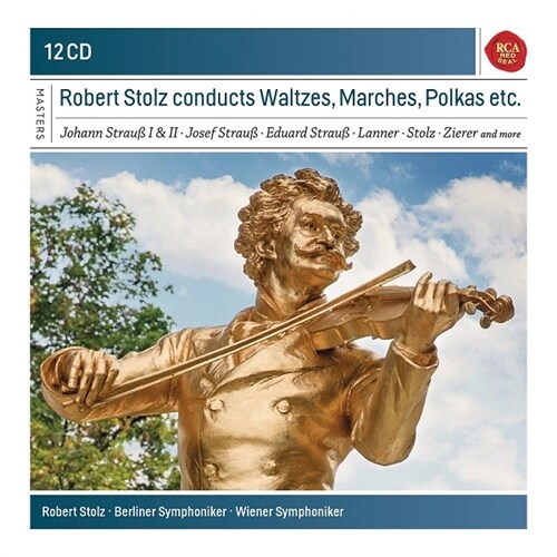 [중고] [수입] 로버트 스톨츠가 지휘하는 왈츠, 행진곡 폴카 (12CD)